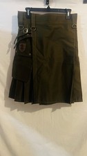 Damn Near Kilt 'Em Men's Sport Utility Kilt Green Size Small