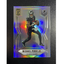 2025 Donruss Elite Michael Penix Jr #47 Silver Foil Prizm Refractor Rookie RC