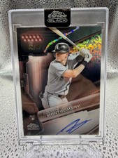 2026 Topps Chrome Black Colson Montgomery Rose Gold Mini Diamond Auto /10 RC
