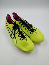 Puma Mens Sz 10 KING ULTIMATE FG/AG Phenomenal Pack Lime Soccer Cleats  L3-C7 