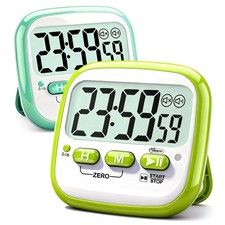 2 Pack Classroom Timers for Kids Teachers, Magnetic Countdown Digital Kitchen...
