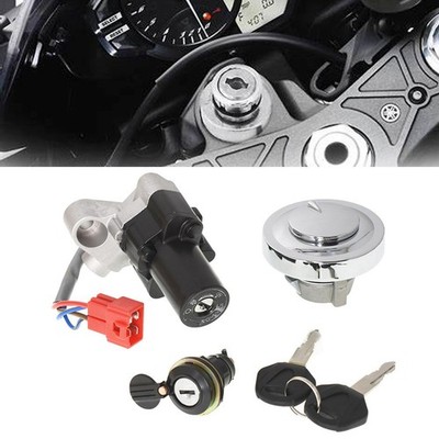 Ignition Lockset Fuel Cap Keys for V-Star 650 1100 XVS650 XVS1100 4TR-82021-00