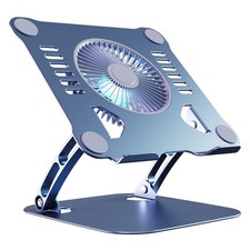 Laptop Cooling Stand With 3 Speed Fan Adjustable Height Laptop Stand For Desk Er