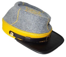1861 Pattern CSA Cavalry Kepi - Confederate 1st/2nd Lieutenant, Authentic