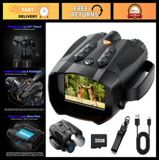 4K Night Vision Goggles for Adults - Tactical Binoculars with Infrared Camera -