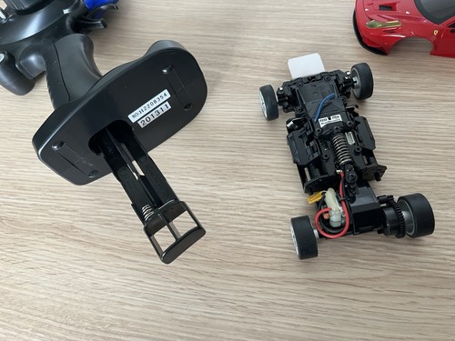 Very Rare Kyosho MINI-Z Racer Ferrari 458 Italia GT2 Body& sports ready Set F/S - Picture 19 of 22