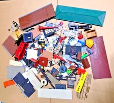HUGE LOT MOSTLY O  BUILDING KIT PARTS FOR SCRATCH BUILDING OR KITBASHING - LOT F