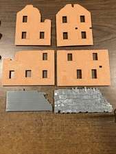 BMC Toys 1/32nd scale plastic battle damaged two story house