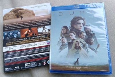 Dune Blu-ray, 2021 + DVD with Slipcover New and Sealed
