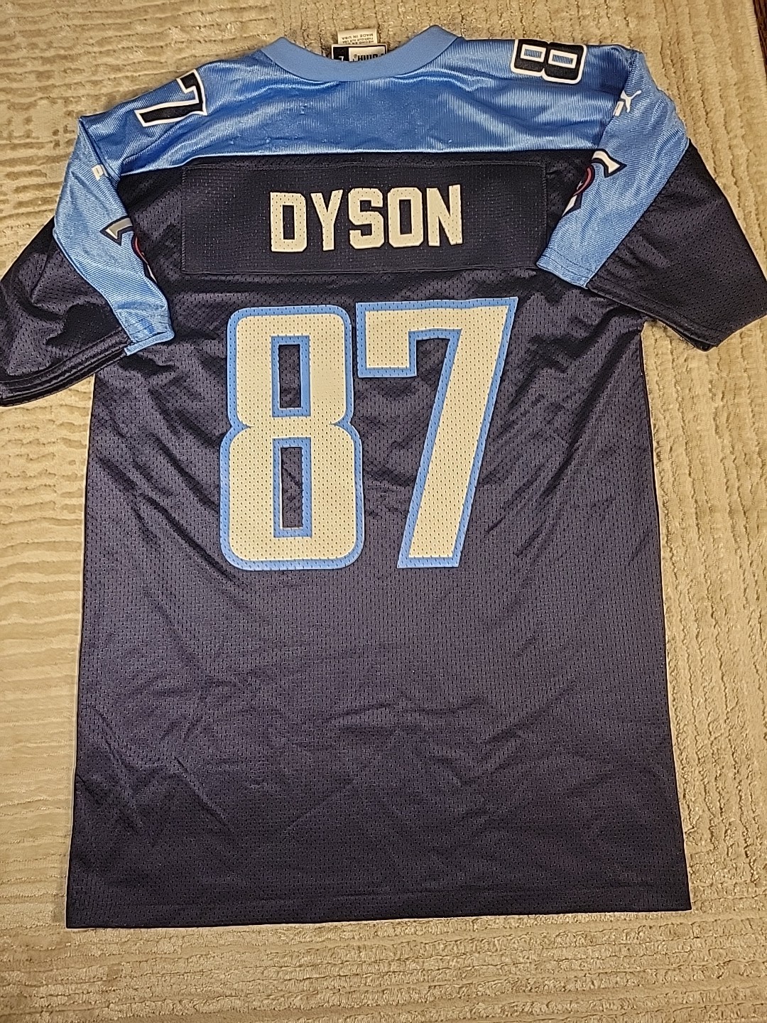 Puma Kevin Dyson Tennessee Titans Football Jersey Youth Large 14-16 Boys Kids 