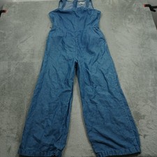 Madewell Jumpsuit Womens 6 Blue Linen Blend Pockets Casual Preppy