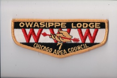 Lodge 7 Owasippe OA flap (V)