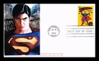 US COVER SUPERMAN DC COMICS SUPER HEROES FDC CHRISTOPHER REEVE MOVIES
