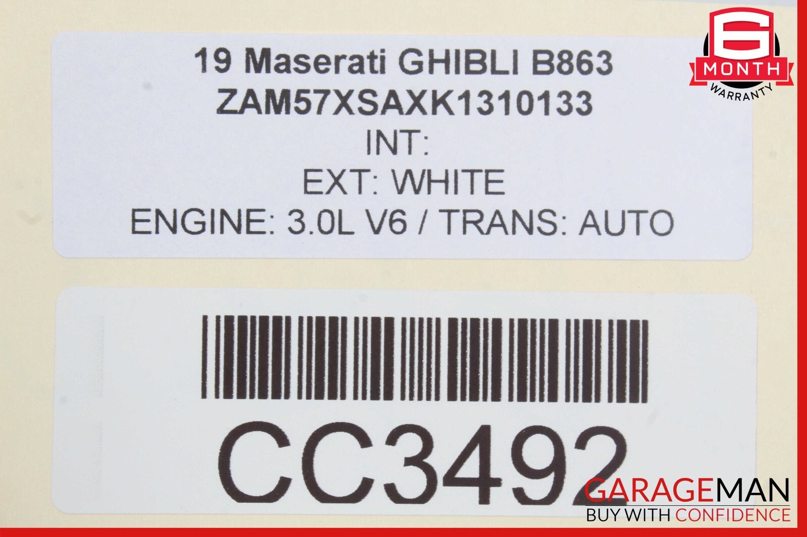 14-22 Maserati Ghibli M157 Front Right Side Interior Door Panel OEM