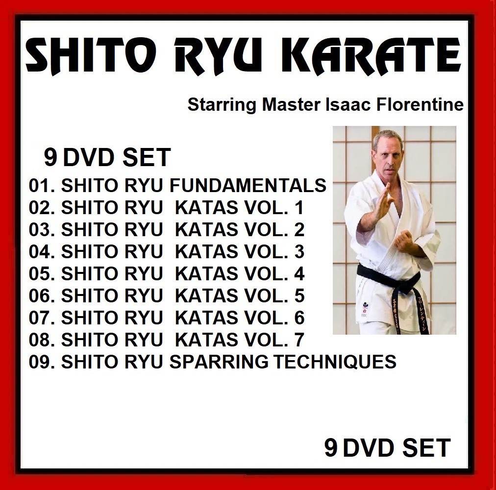 SHITO RYU KARATE 9 DVD SET w/ Isaac Florentine SHITORYU like