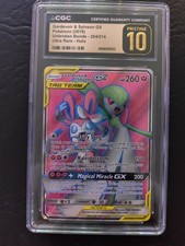 CGC 10 Pristine Gardevoir & Sylveon GX 204/214 Unbroken Bonds Holo 2019 on eBay