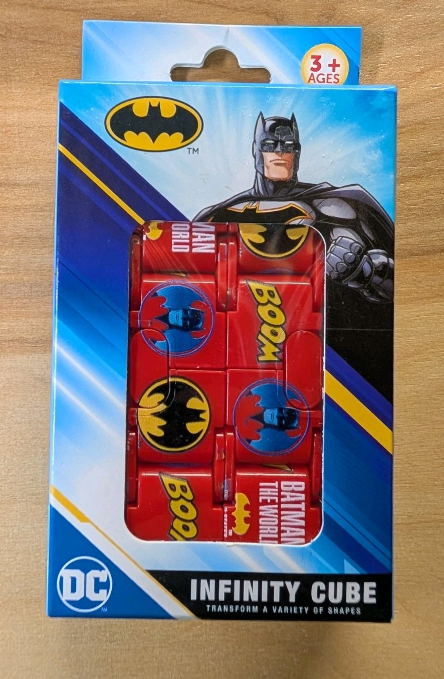 DC Comics Infinity Cube Fidget Giocattolo Ansia Stress WB Durevole a Scelta foto 5