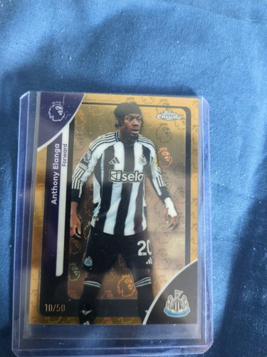 Topps Chrome Premier League 26 Anthony Elanga Premier League Logo Refractor /50