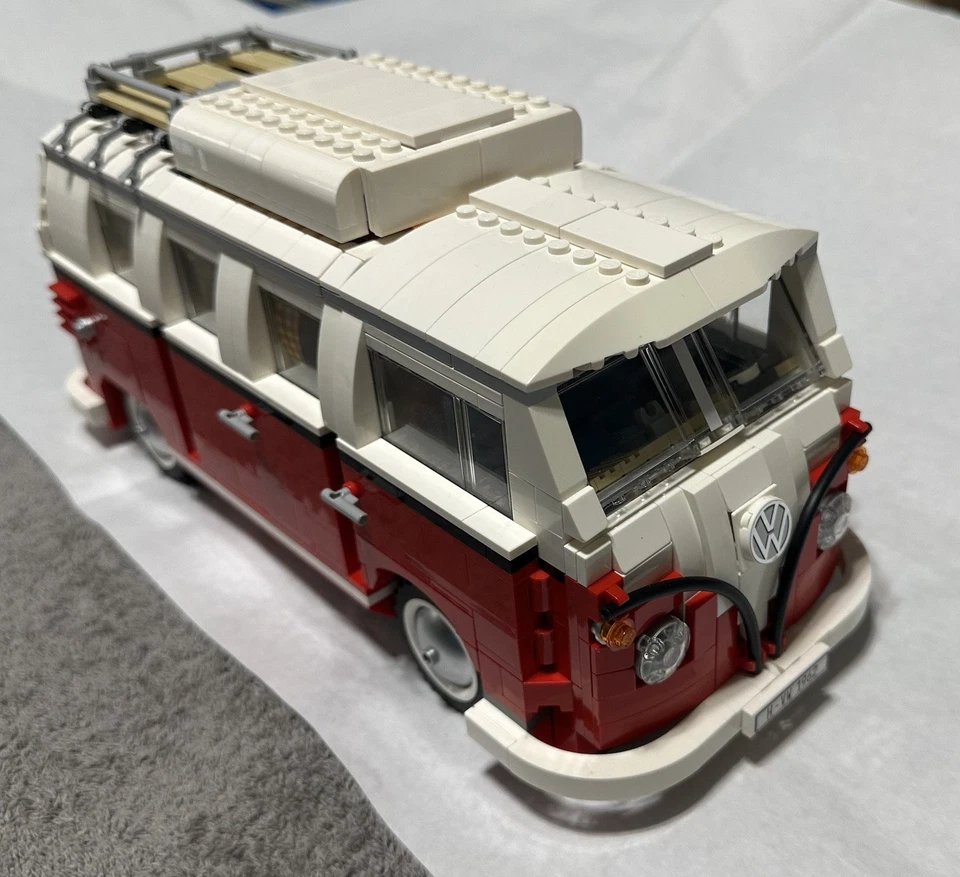 乐高大众 T1 露营车 #10220 - 无盒/说明,100% 完整 — 第 3/4 张图片
