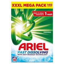 Ariel Professional Laundry Washing Powder Regular Mega Pack 140 Wash