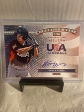 SCOTT HURST 2013 Panini USA Baseball Stars & Stripes AUTO /100 #8 18U