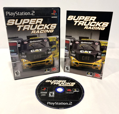 SUPER TRUCKS RACING PS2 SONY PLAYSTATION 2 COMPLETE SET 2003 JESTER INTERACTIVE