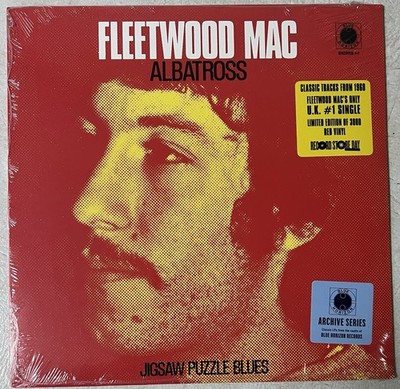 FLEETWOOD MAC Albatross Jigsaw Puzzle Red Vinyl Record Store Day 2023 RSD
