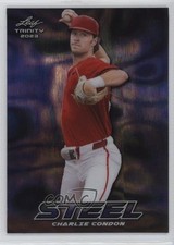 2023 Leaf Trinity Mega Box Steel Blue Lava /99 Charlie Condon #S-12 05k6
