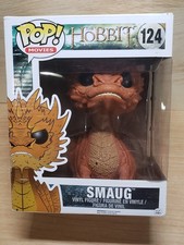Funko Pop ! Figurine vinyle Smaug le Hobbit #124 Le Seigneur des Anneaux quelques dégâts