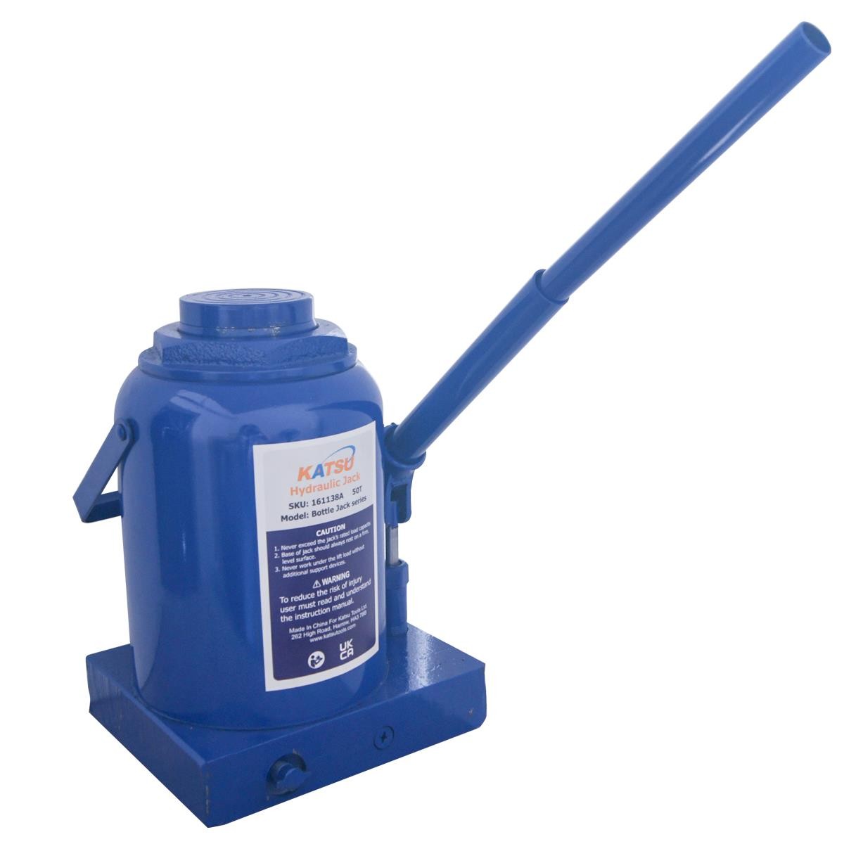 50 Ton Hydraulic Bottle Jack – Heavy Duty Vehicle Lifting Jack – KATSU Tools
