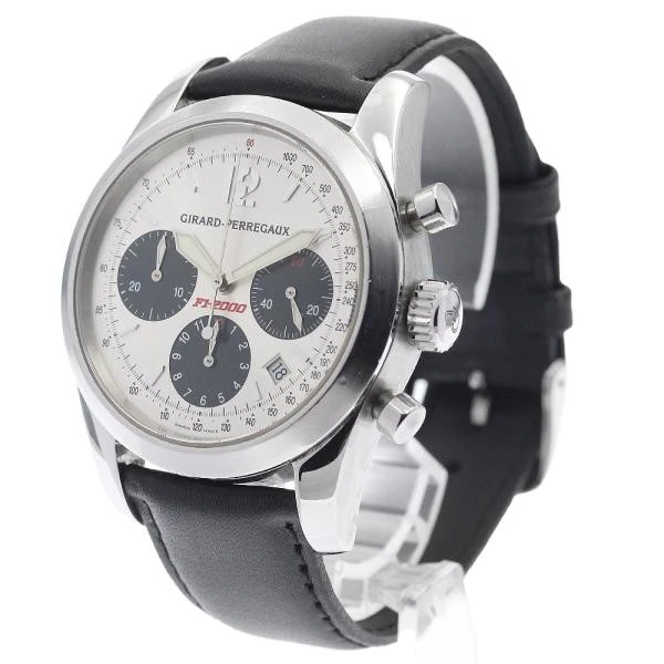 Girard Perregaux — Girard-Perregaux 4956 40mm SS Silver / Black Dial Automatic Watch #C15982