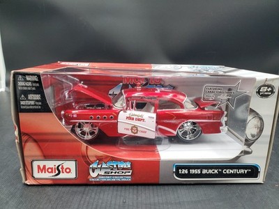   Maisto Custom 1:26 -1955 Buick Century Diecast Car Bakersfield Fire Dept  