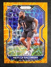 2020 PANINI PRIZM Neville Gallimore Rookie RC LAZER PRIZM #338