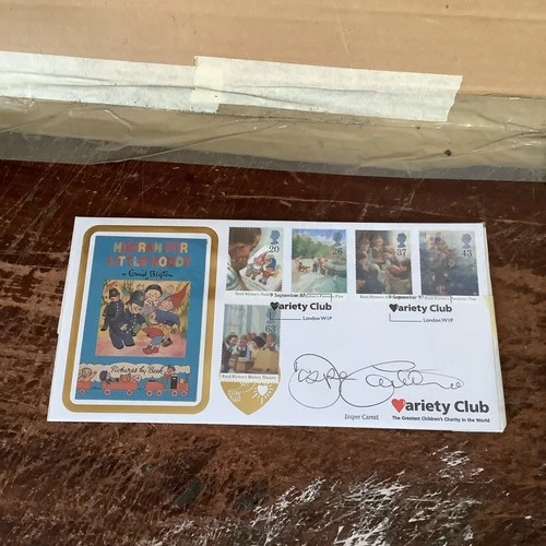 Comedian & Golden Balls Host. Signed. Jasper Carrot.  9.9.1997. Enid Blyton. FDC