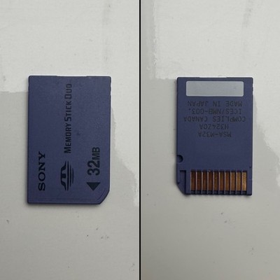 Sony Memory Stick Duo 32MB Speicherkarte Für Kamera und PSP