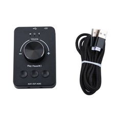 USB Audio Volume Controller Knob Audio Adjuster Video PC Computer Speaker Switch