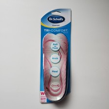 1 Pair Dr. Scholls Insoles TRI COMFORT Women's Size 6-10 Heel Arch Ball Of Foot