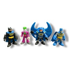 Lot of Imaginext DC Figures Batman Joker Blue Black Jetpack