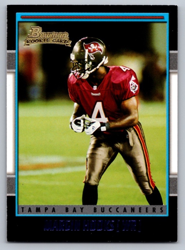 Margin Hooks RC 2001 Bowman #136 Rookie Tampa Bay Buccaneers