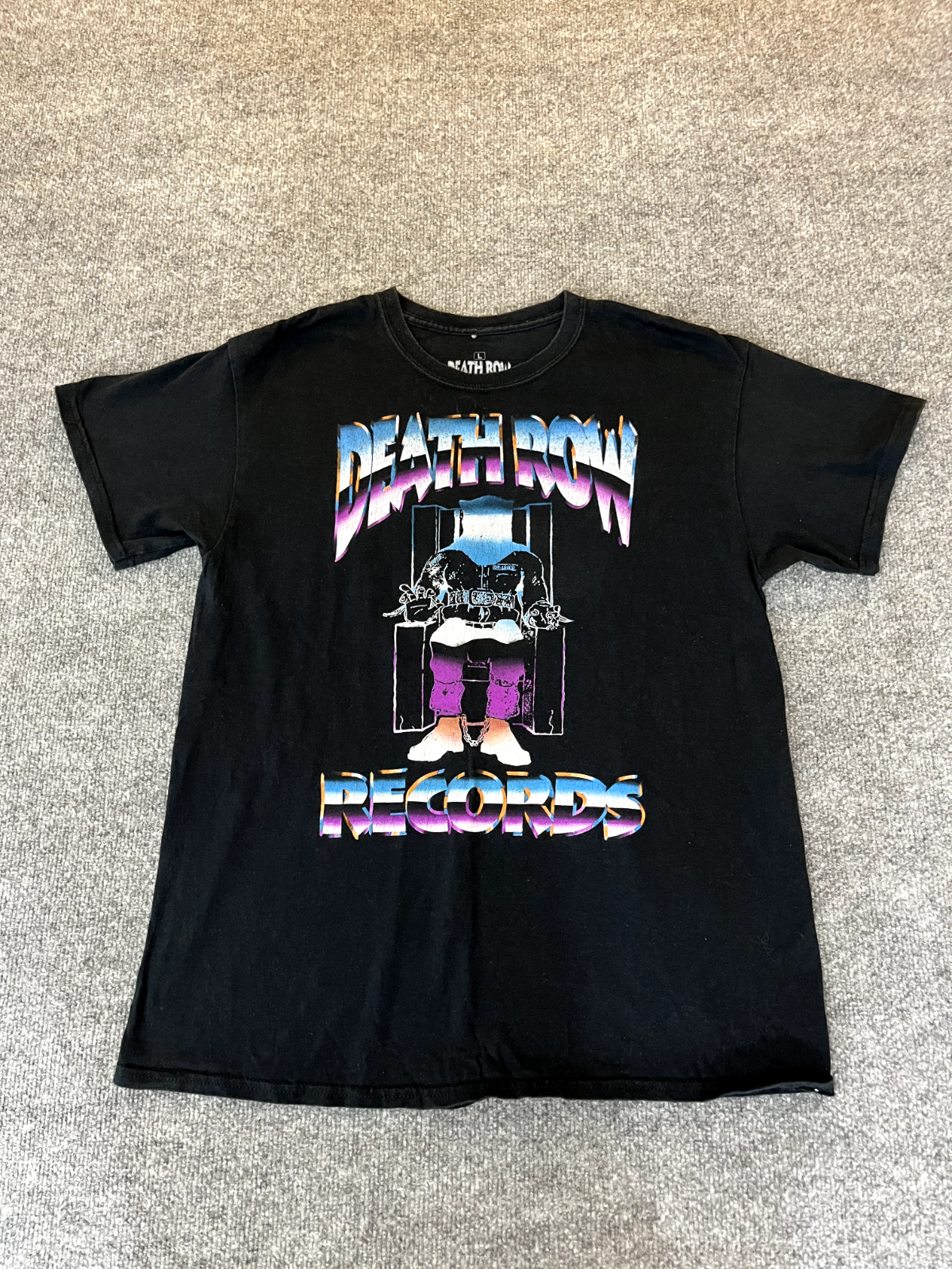 FILA T shirt maglietta uomo Death Row Records taglia L Y2K hip hop rapper skater street