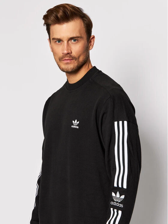 Black adidas jumper best sale mens