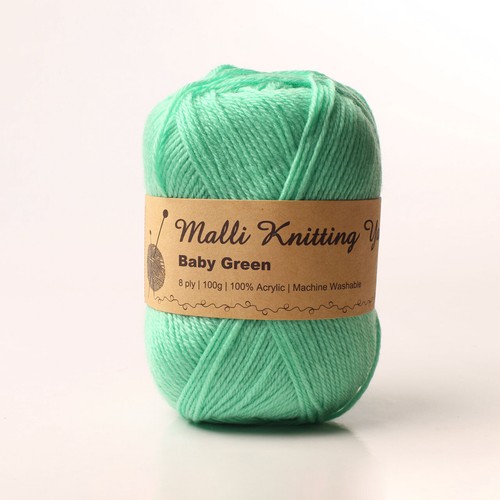 100g Knitting Yarn Malli Acrylic Wool Crochet DK 8Ply 4Ply Balls Soft Craft - Picture 77 of 93