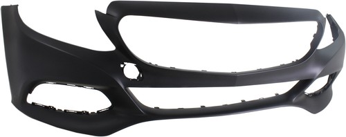 Front Bumper Cover for Mercedes-Benz C300 2015-2018, Primed (Ready to Paint), - Picture 2 of 5