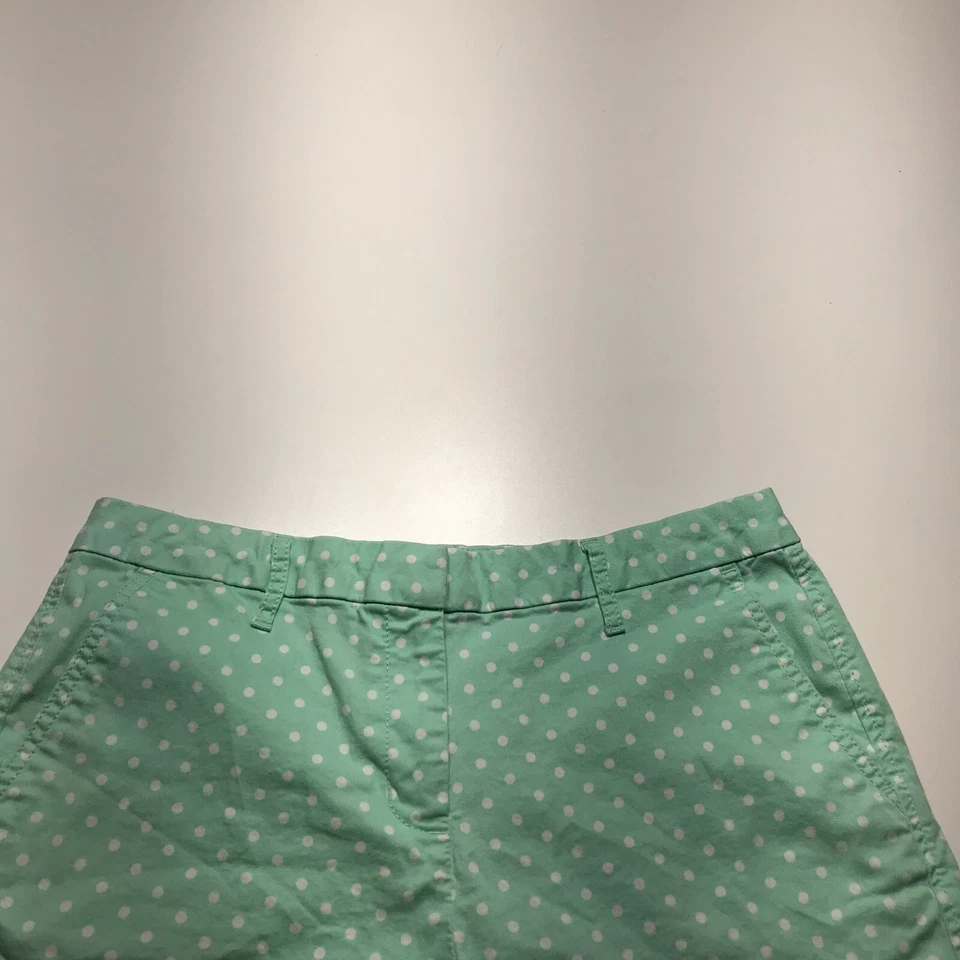 Pantalones Cortos Elle Para Mujer Talla 8 Verde Lunares Chino Elastizados Caminar Informales Verano Foto 3 de 4