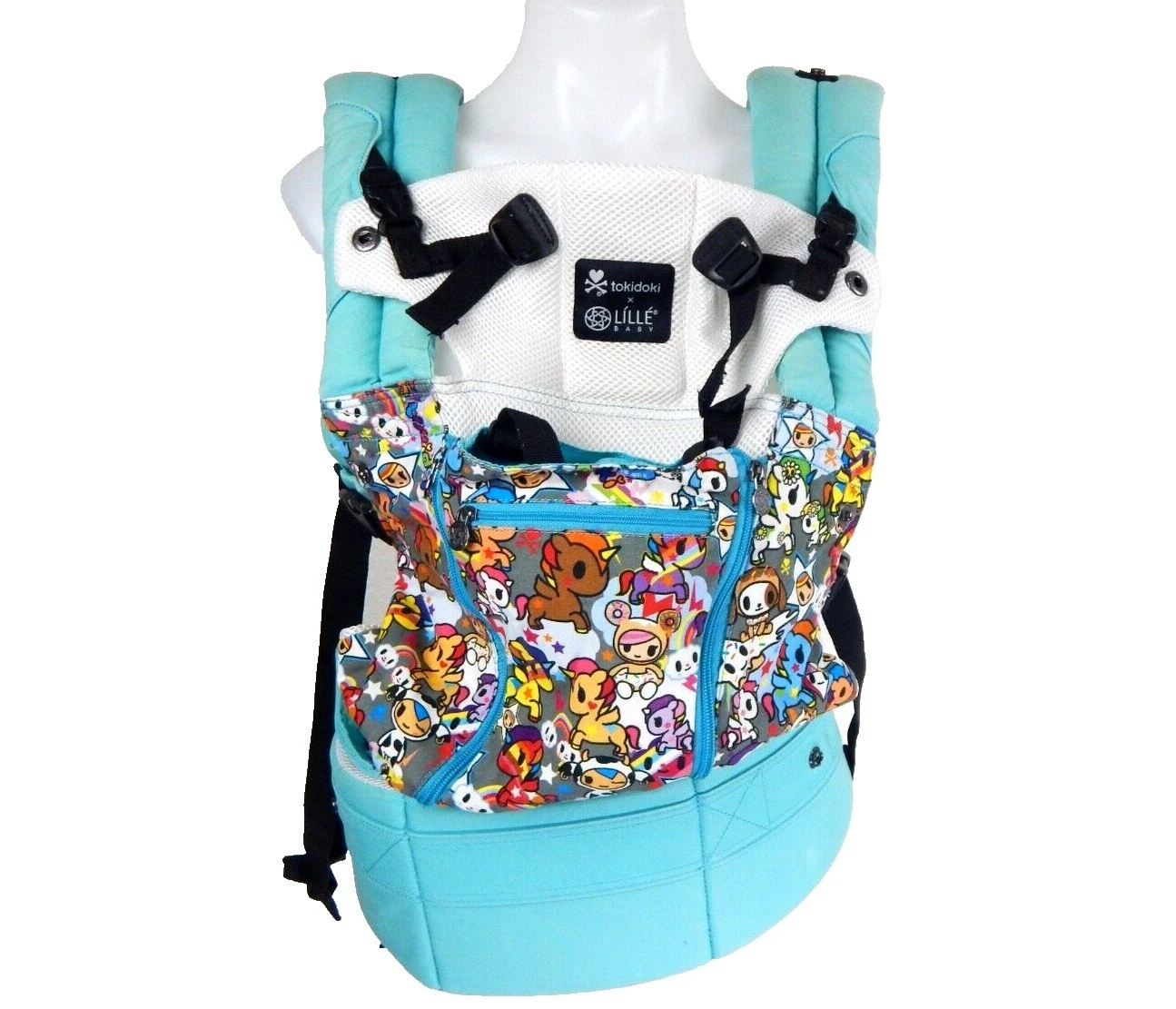Mezcla de Algodón Multicolor baby carriers, Eslingas y mochilas
