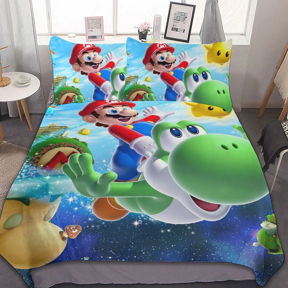 Super Mario Galaxy Full Bedding Set
