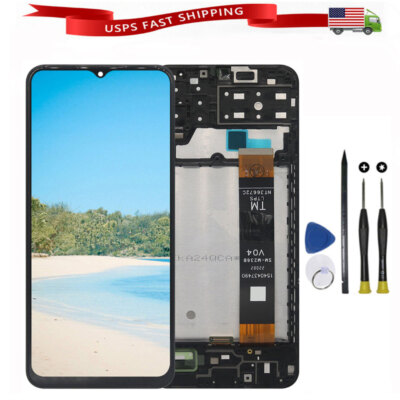 For Samsung A13 SM-A137F 6.5'' LCD Display Touch Screen Digitizer +Frame