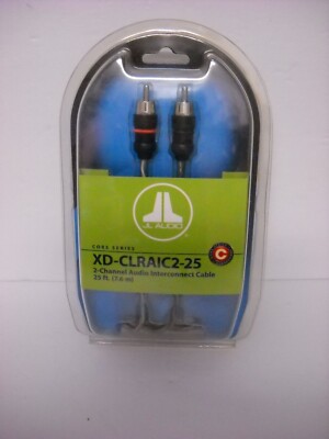 JL Audio XD-CLRAIC2-25, 2-Channel 25 ft (7.62 m) Core Audio Interconnect Cable