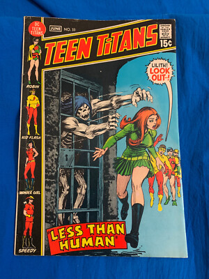 TEEN TITANS  #33 / ''less than human'' / 1971