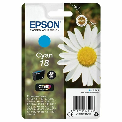 Genuine Epson 18 Ink Cartridges for Epson XP-405 XP-205 XP-325 XP-102 Lot - Picture 3 of 6